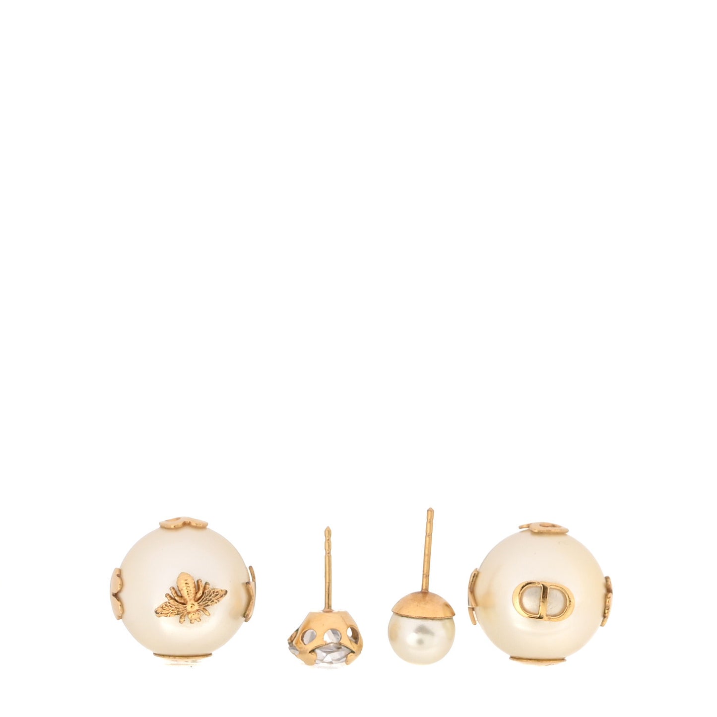 Mise En Dior Tribal Crystal Charm Earrings
