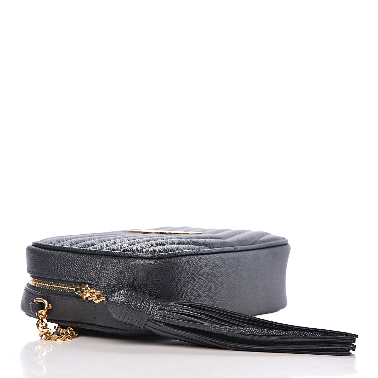 Grain De Poudre Matelasse Monogram Mini Lou Camera Bag Dark Smog