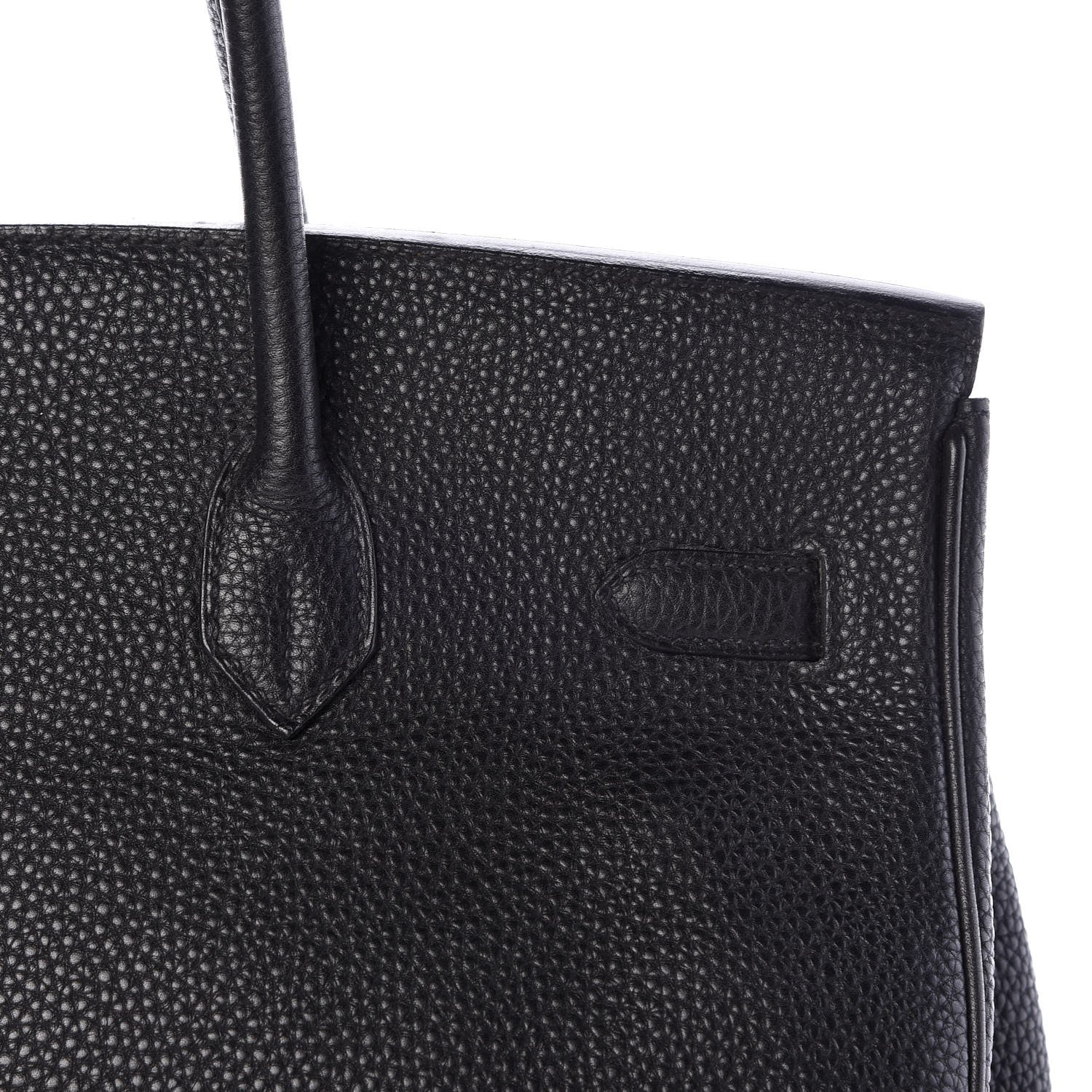 Hermes Taurillon Clemence Birkin 35 Black 18 of 39