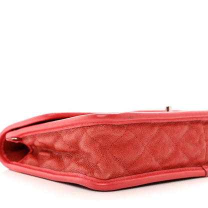 Chanel Caviar Quilted Medium French Riviera Flap Red 9 of 13