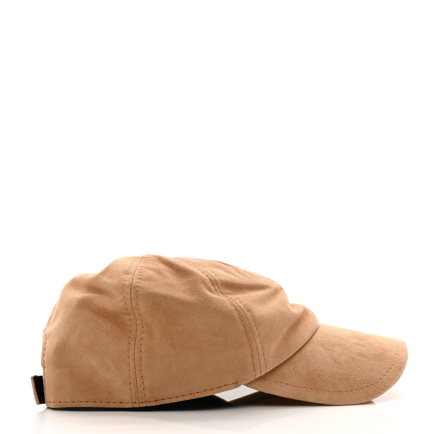 Chanel Suede Goatskin CC Cap Hat Beige 4 of 8