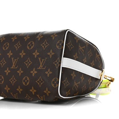 Louis Vuitton Monogram LV Match Speedy Bandouliere 25 White 9 of 9