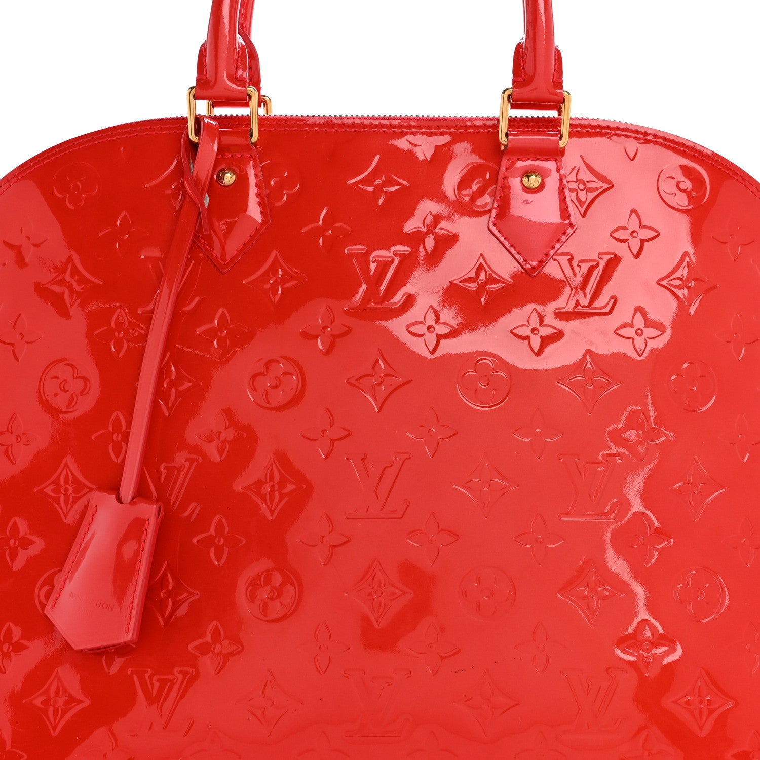 Louis Vuitton Vernis Alma GM Rouge Grenadine 8 of 12