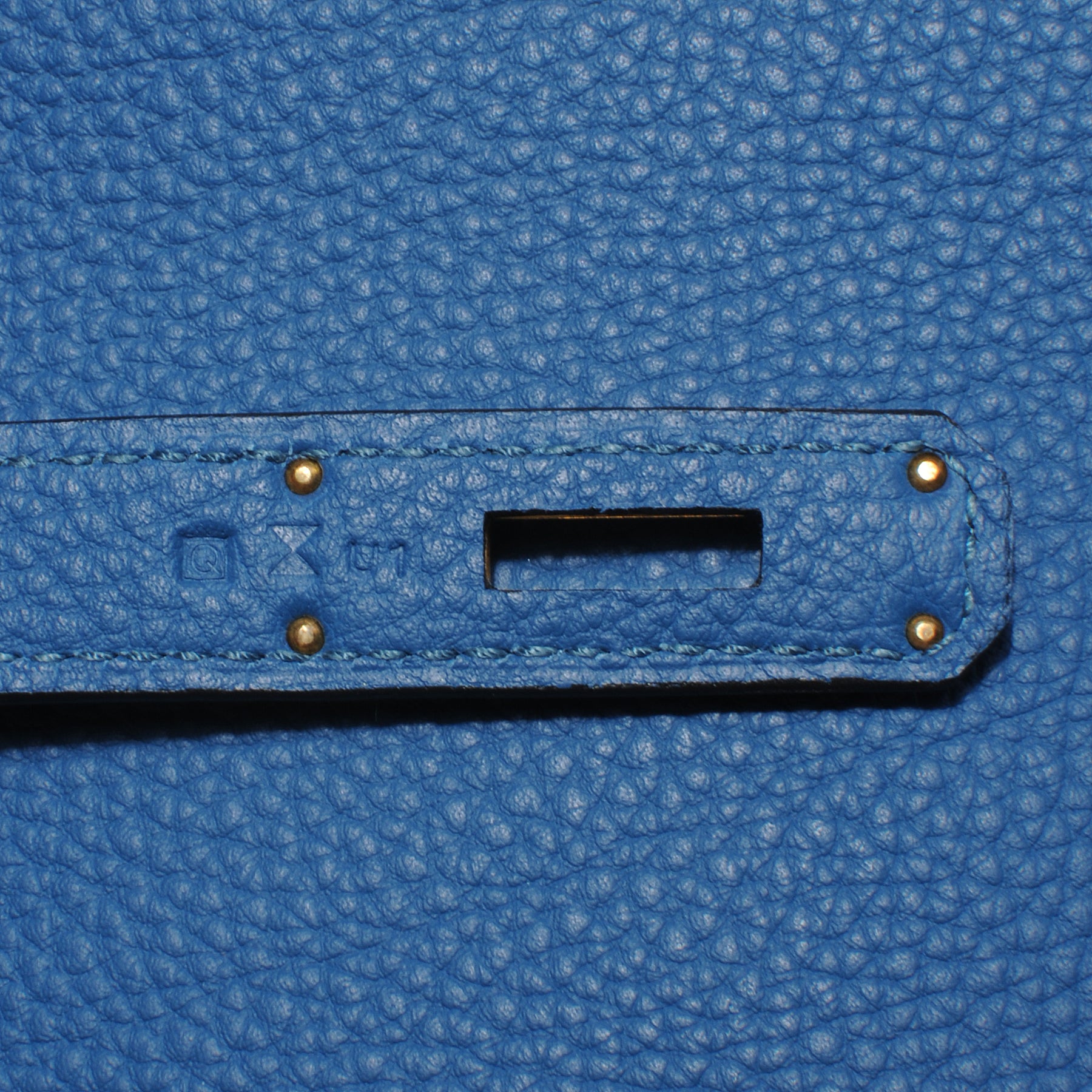Hermes Togo Birkin 35 Bleu de Galice 6 of 9