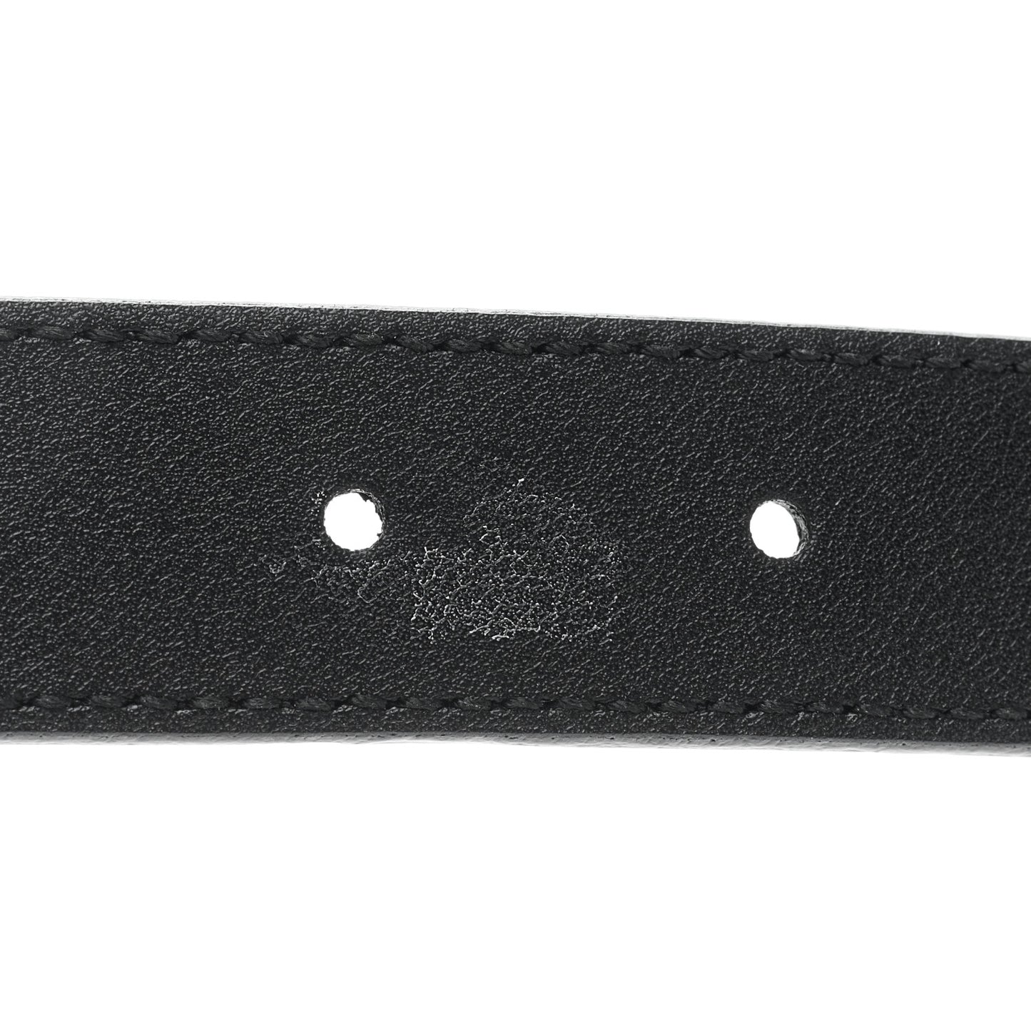 Moon Calfskin Torchon Double G 25mm Belt 85 34 Black