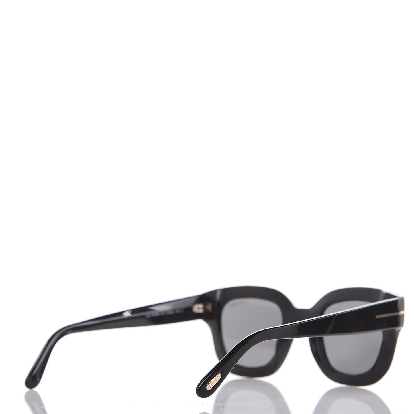 Square Acetate Pia Sunglasses TF659 Black
