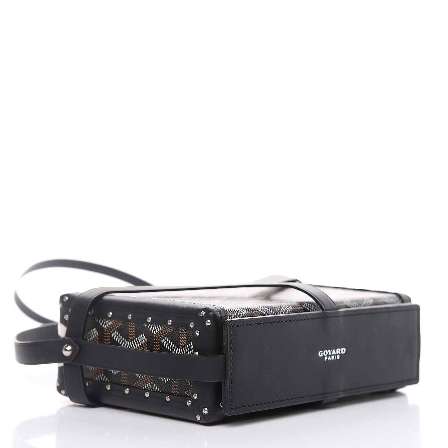 Goyardine Minaudiere Trunk Bag Black