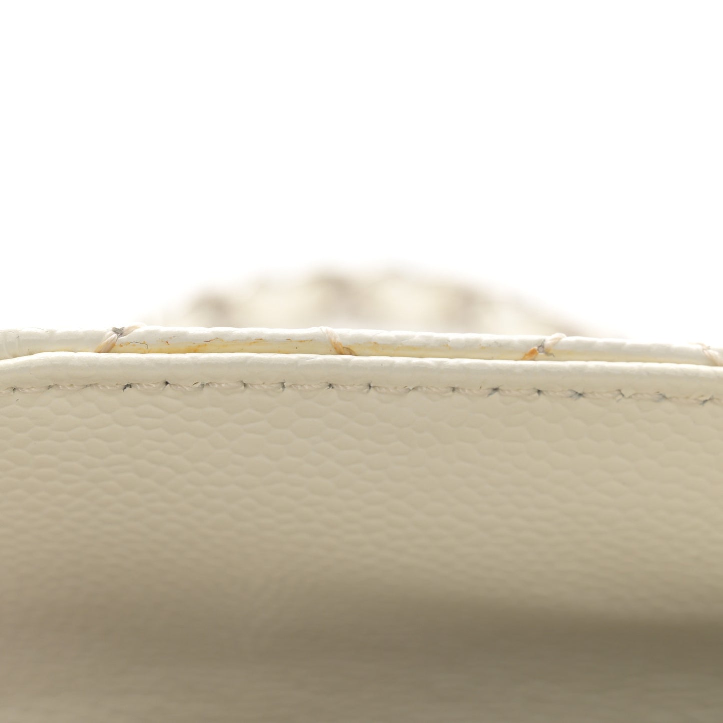 Caviar Quilted East West Flap White
