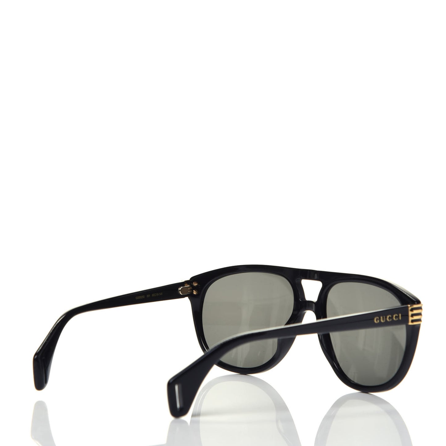 Acetate Aviator Sunglasses GG0525S Black