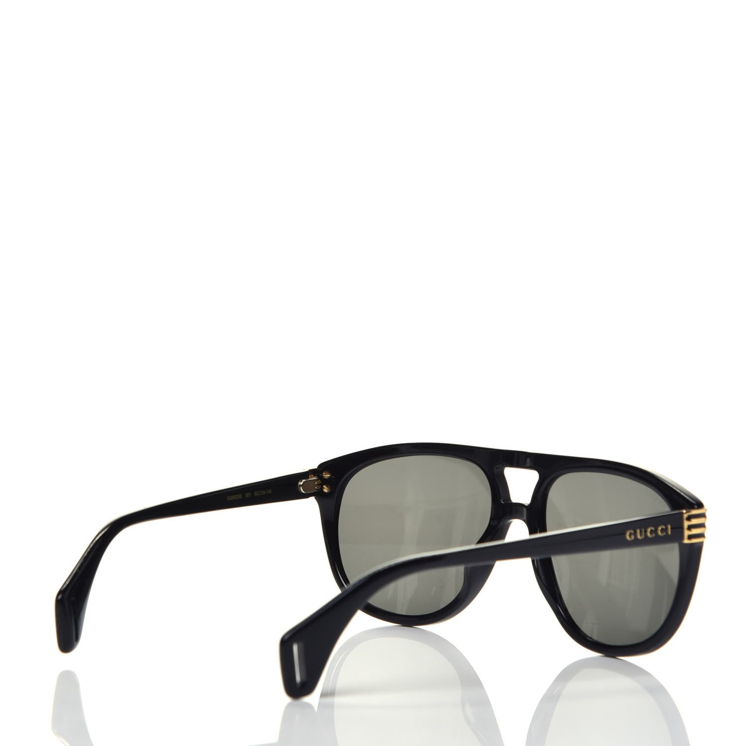 Gucci Acetate Aviator Sunglasses GG0525S Black 4 of 7