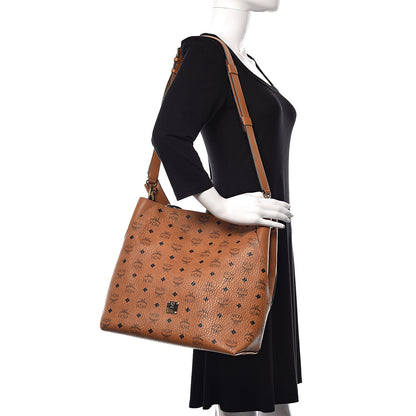 MCM Visetos Large Klara Hobo Cognac 2 of 16