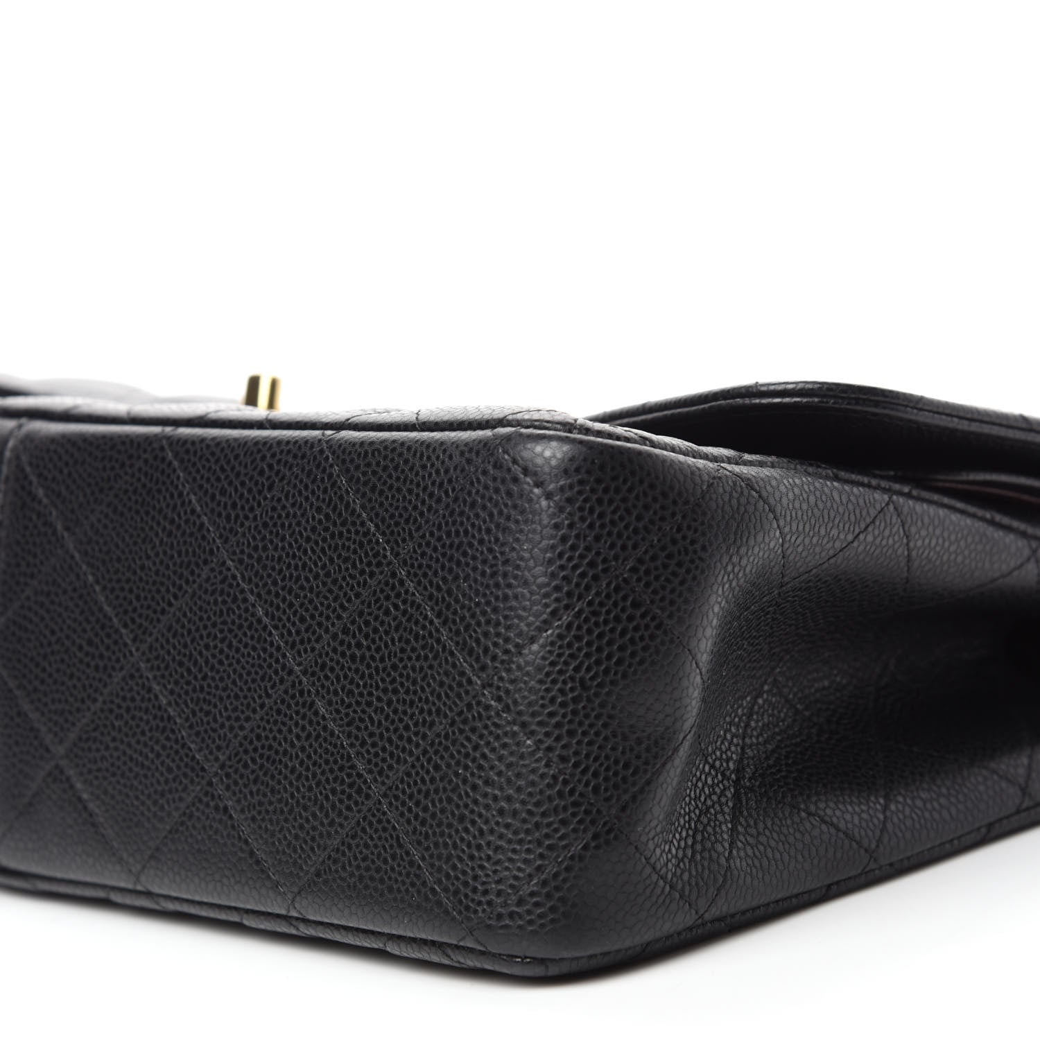 Chanel Caviar Quilted Jumbo Double Flap Black 8 of 13