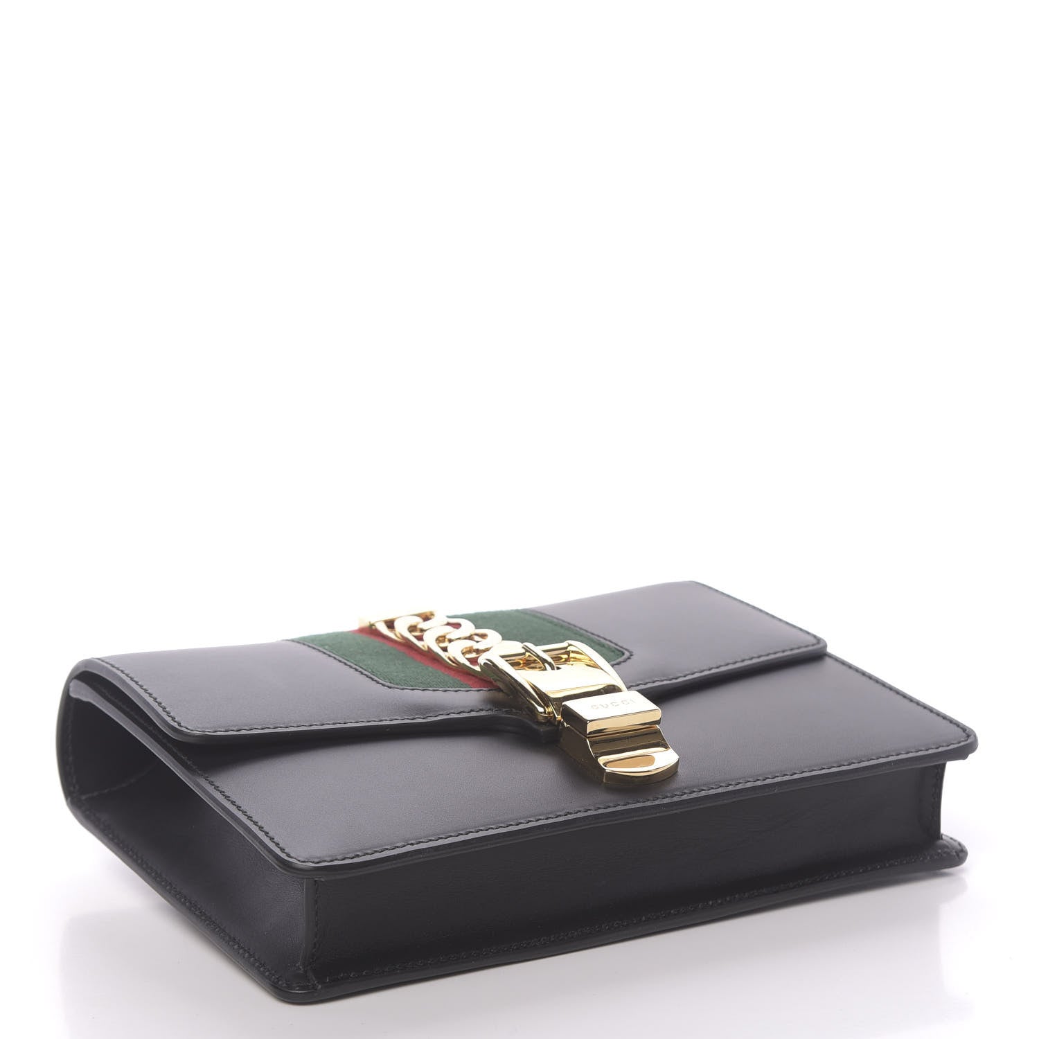 Gucci Calfskin Sylvie Belt Bag Black 4 of 10
