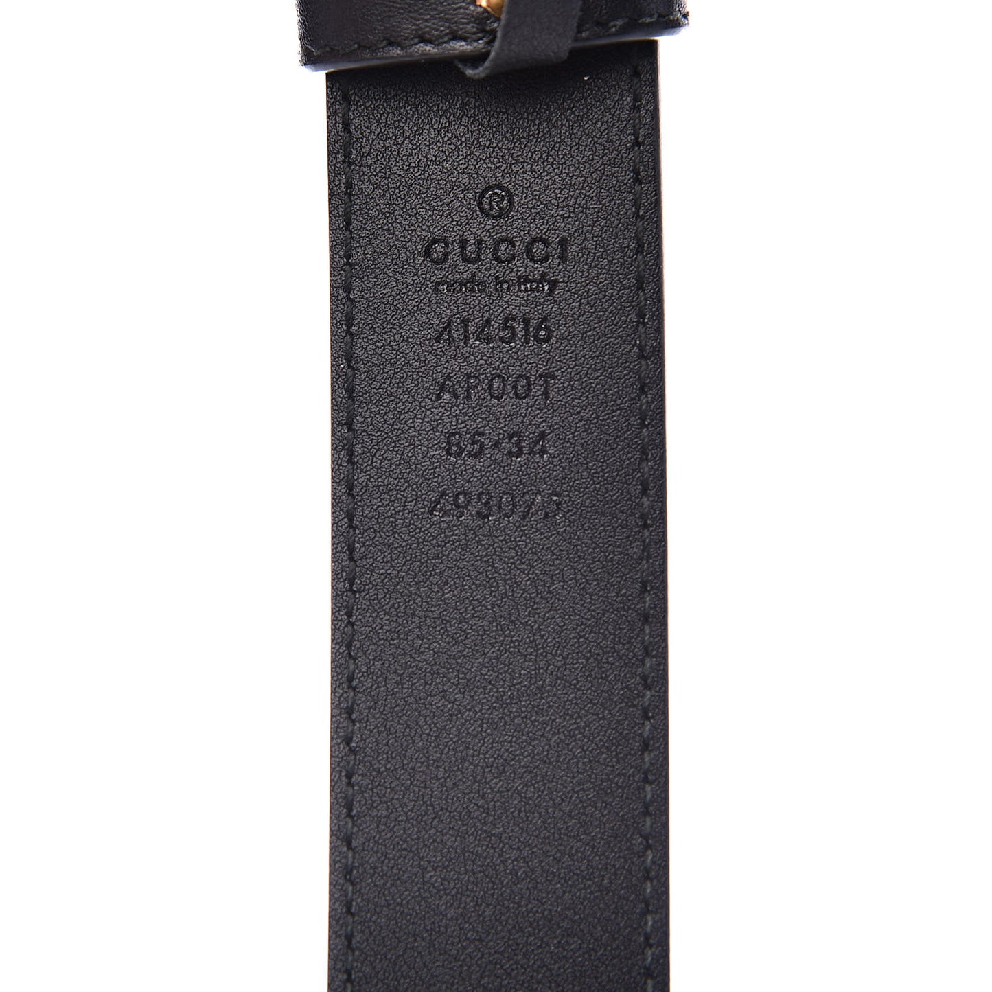 Calfskin Double G 30mm Belt 85 34 Black