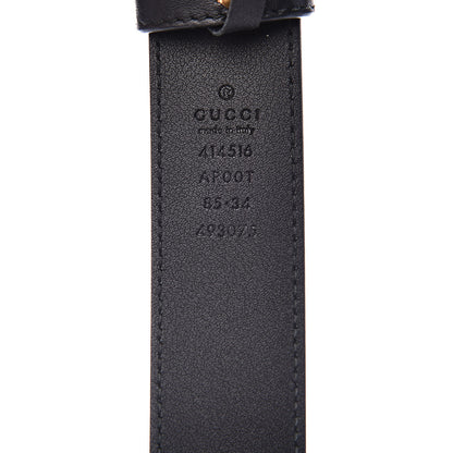 Gucci Calfskin Double G 30mm Belt 85 34 Black 7 of 7