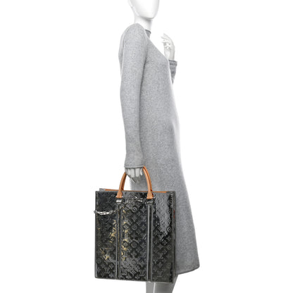 Louis Vuitton Monogram Mirror Sac Plat NM Silver 2 of 10
