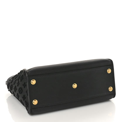 Louis Vuitton Calfskin Monogram Tufting On My Side Black 4 of 8