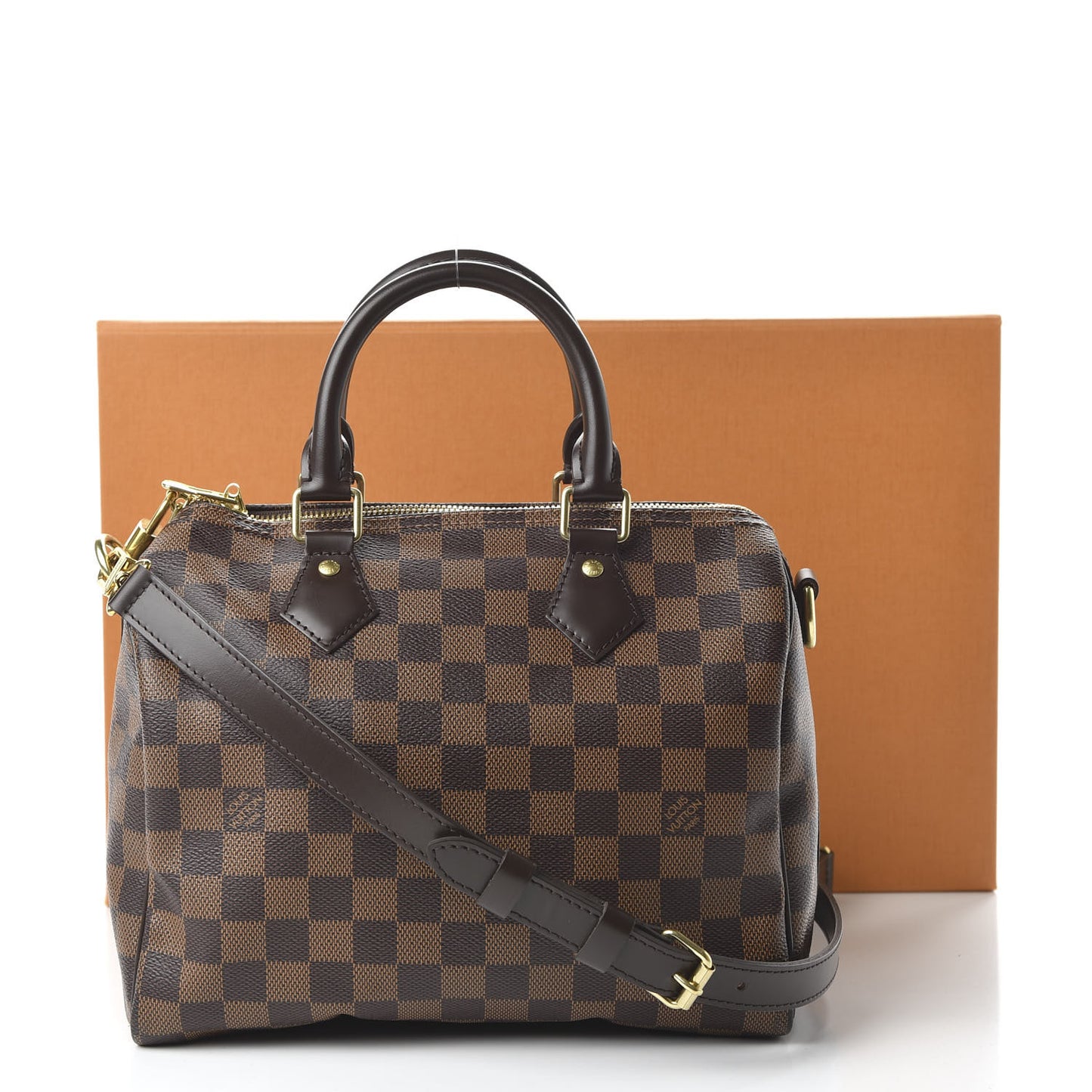 Damier Ebene Speedy Bandouliere 25
