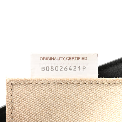 Bottega Veneta Canvas French Calfskin Small Slip Tote 6 of 9