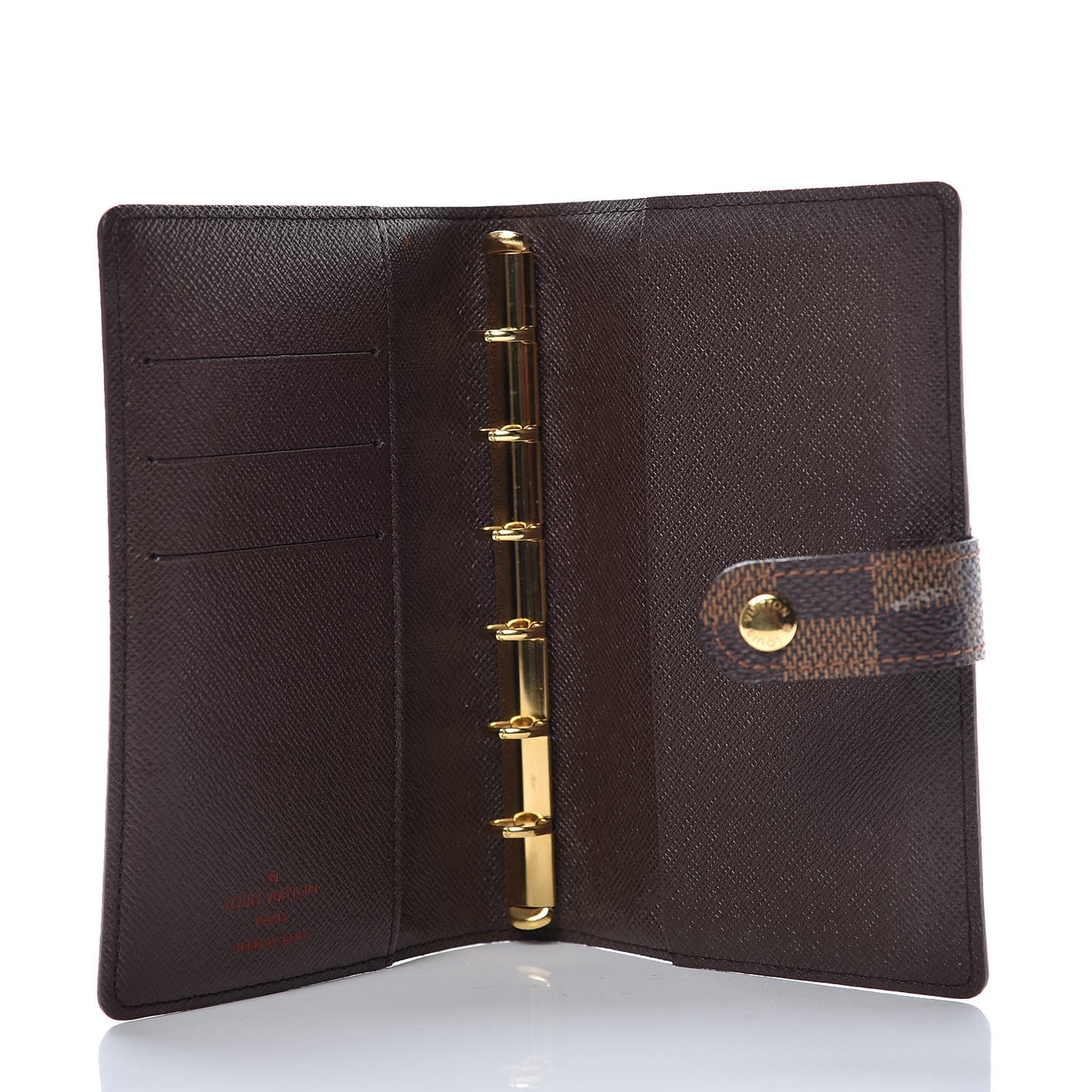 Damier Ebene Small Ring Agenda Cover