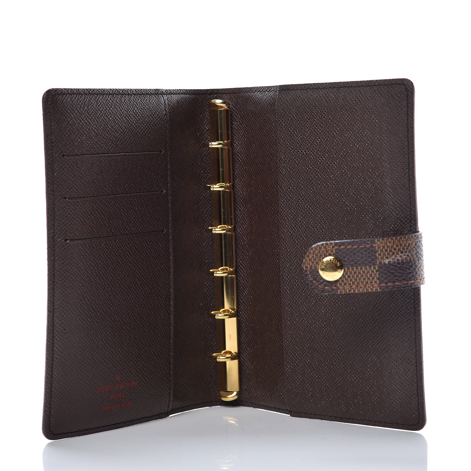Louis Vuitton Damier Ebene Small Ring Agenda Cover 8 of 11