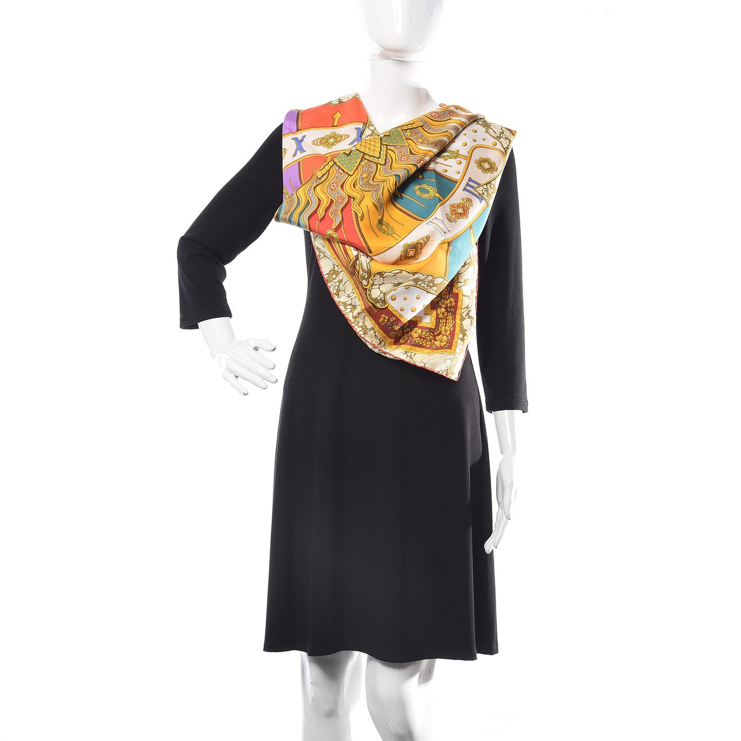 Silk Carpe Diem Scarf 90