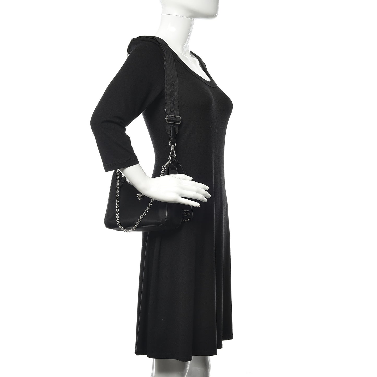 Nylon Re-Edition 2005 Shoulder Bag Black
