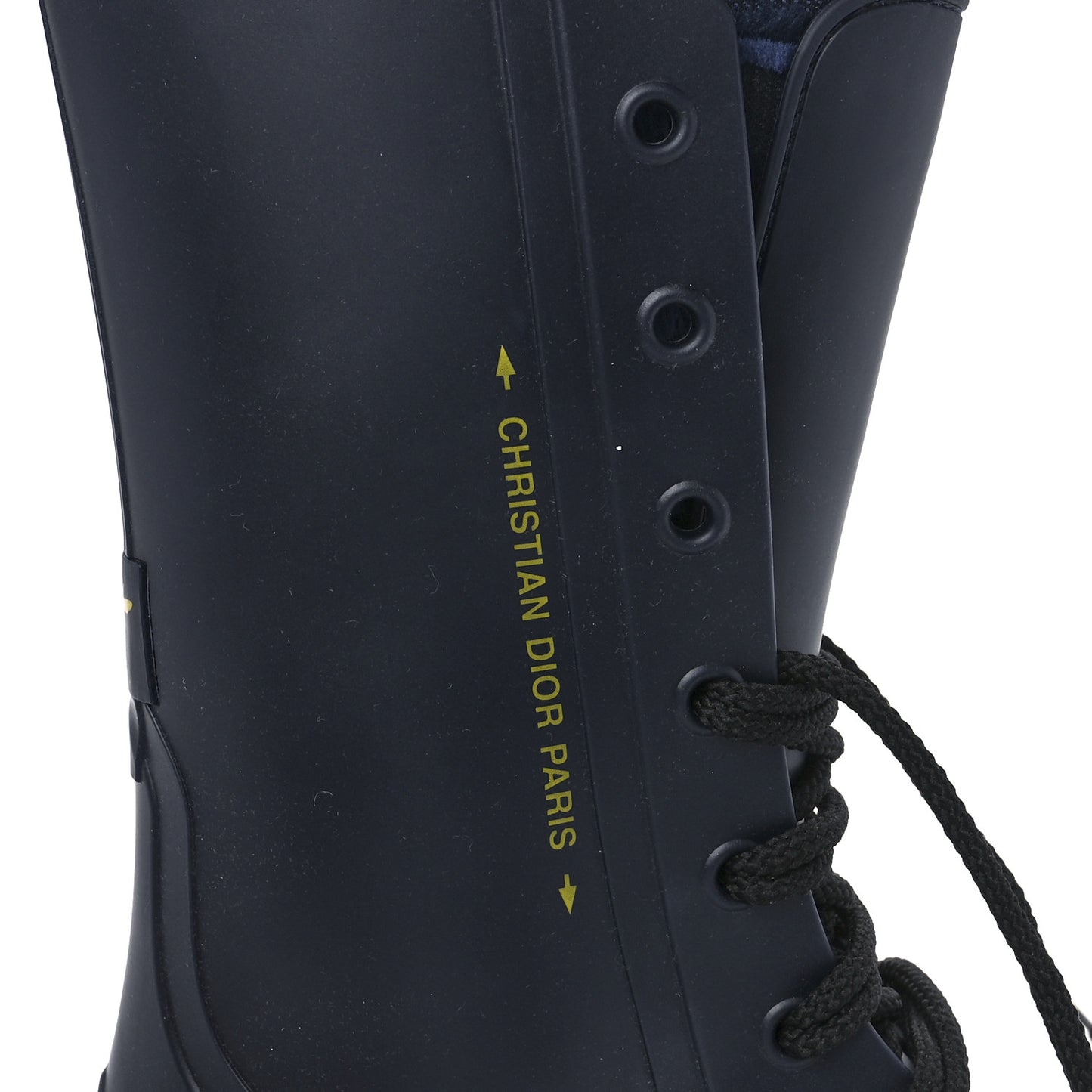 Rubber Diorcamp Low Boots 36 Indigo
