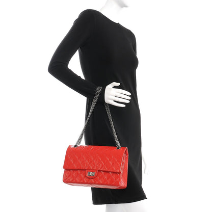 Chanel Glazed Calfskin Quilted 2.55 Reissue 226 Flap Red 3 of 11