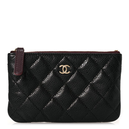 Chanel Caviar Quilted Small Cosmetic Case Black 1 of 10