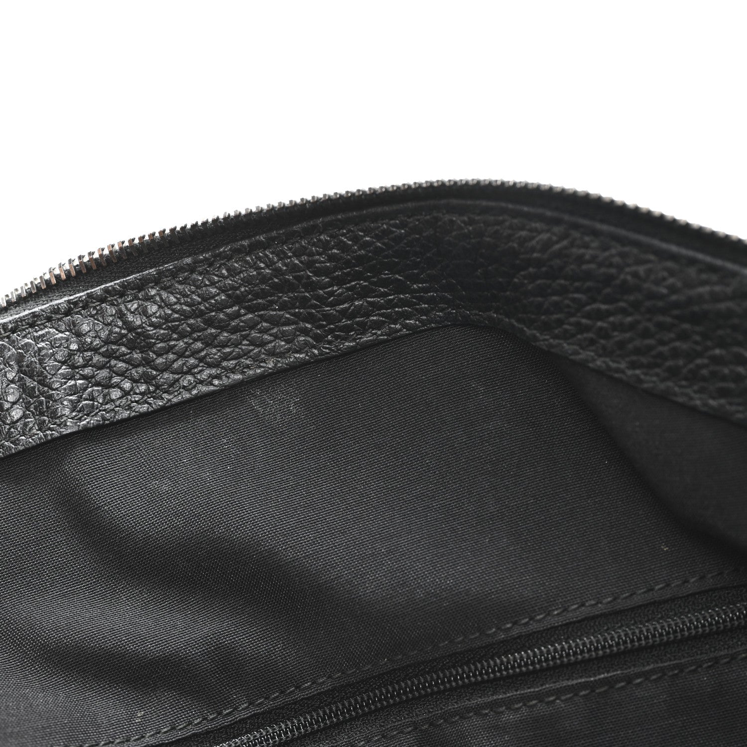 Gucci Nylon Monogram Medium GG Charm Dome Satchel Black 11 of 11