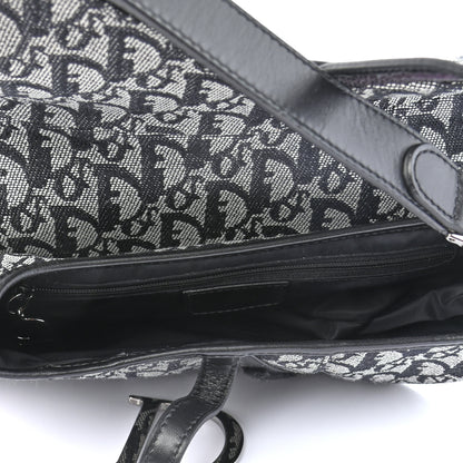 Christian Dior Monogram Saddle Bag Blue 5 of 9