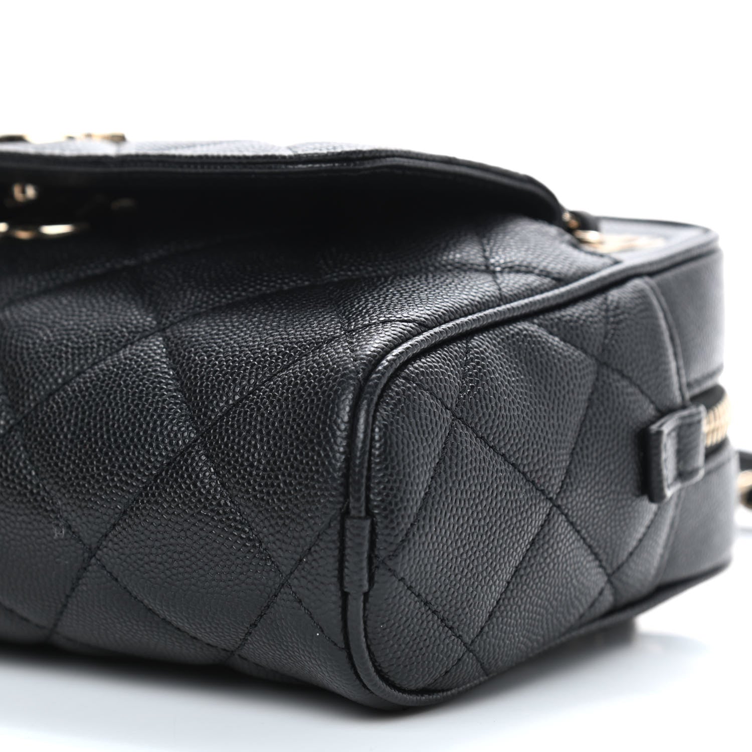 Chanel Caviar Quilted Small In & Out Camera Case Black 10 of 10
