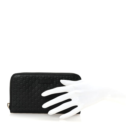 Gucci Microguccissima Zip Around Wallet Black 2 of 8