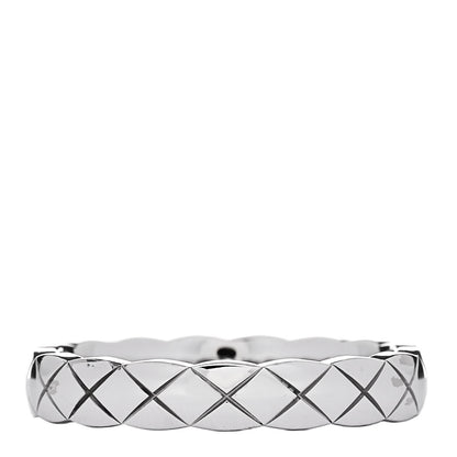 Chanel 18K White Gold Mini Coco Crush Ring 49 4.75 1 of 5