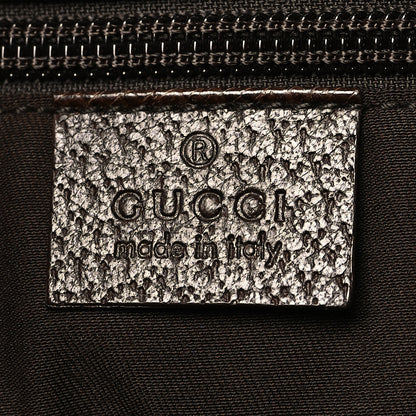 Gucci GG Monogram Medium Flap Messenger Bag Beige Dark Brown 6 of 10