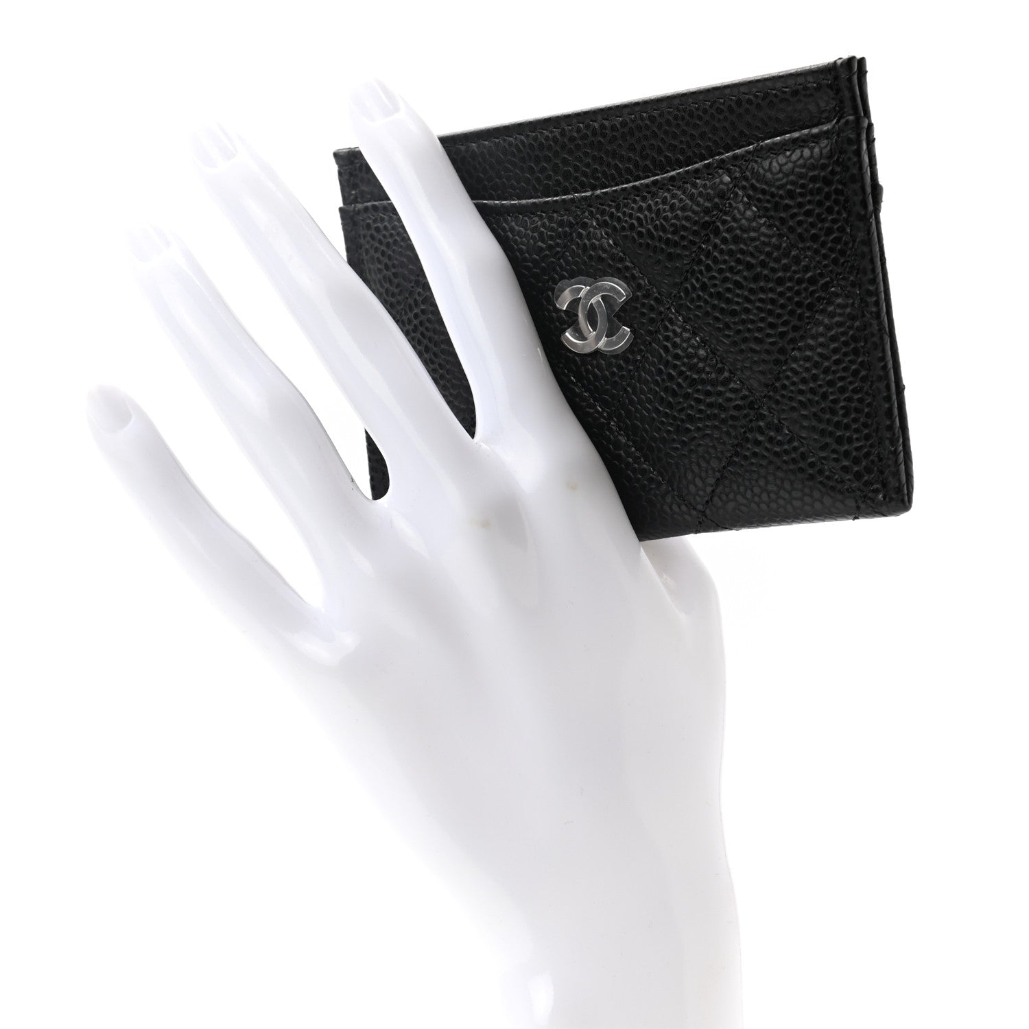Chanel Caviar Quilted Card Holder Black 2 of 8