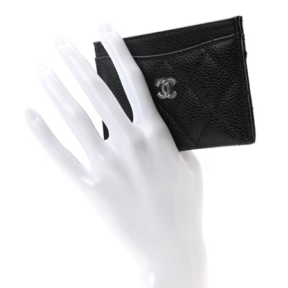 Chanel Caviar Quilted Card Holder Black 2 of 8