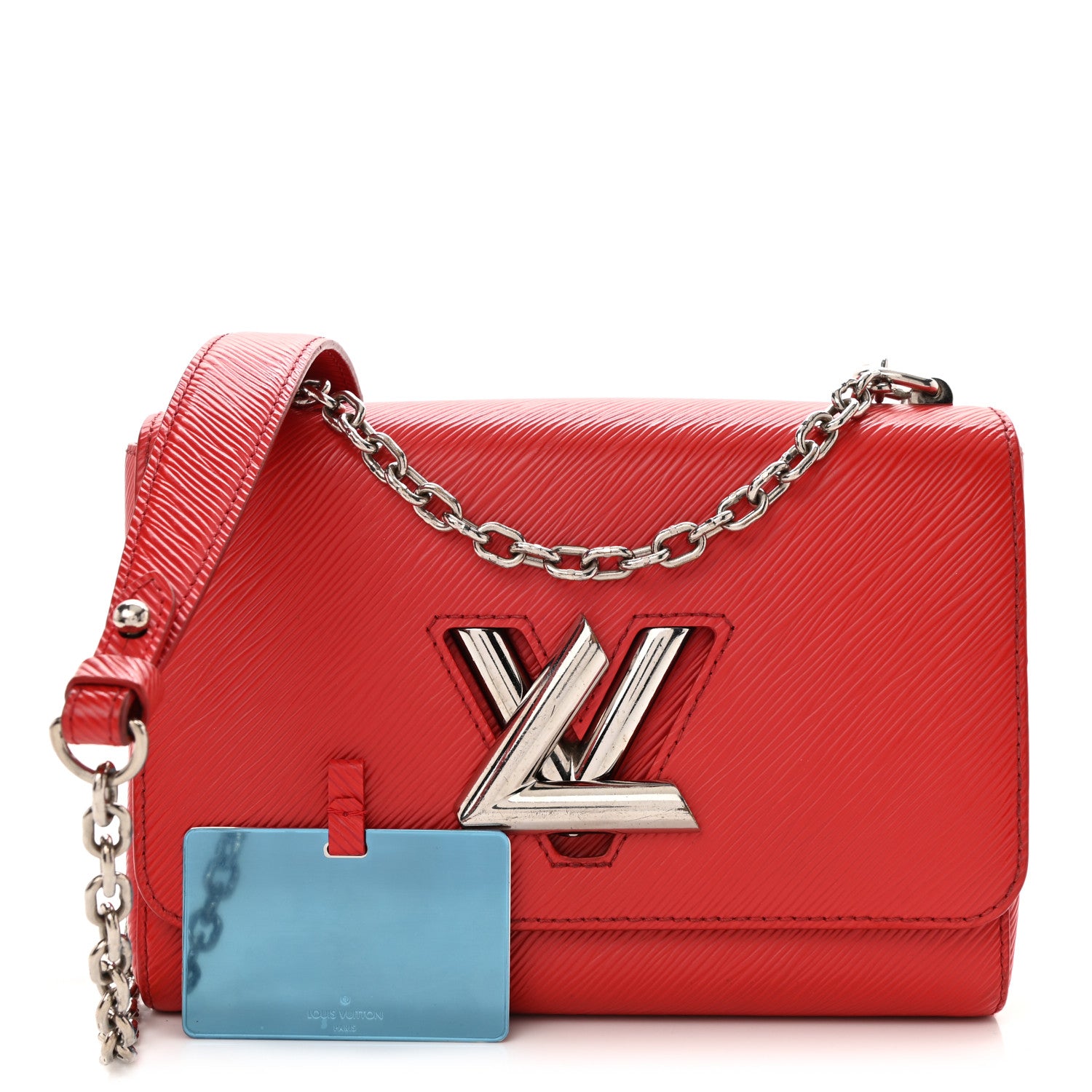 Louis Vuitton Epi Twist Shoulder Bag MM Coquelicot 1 of 14