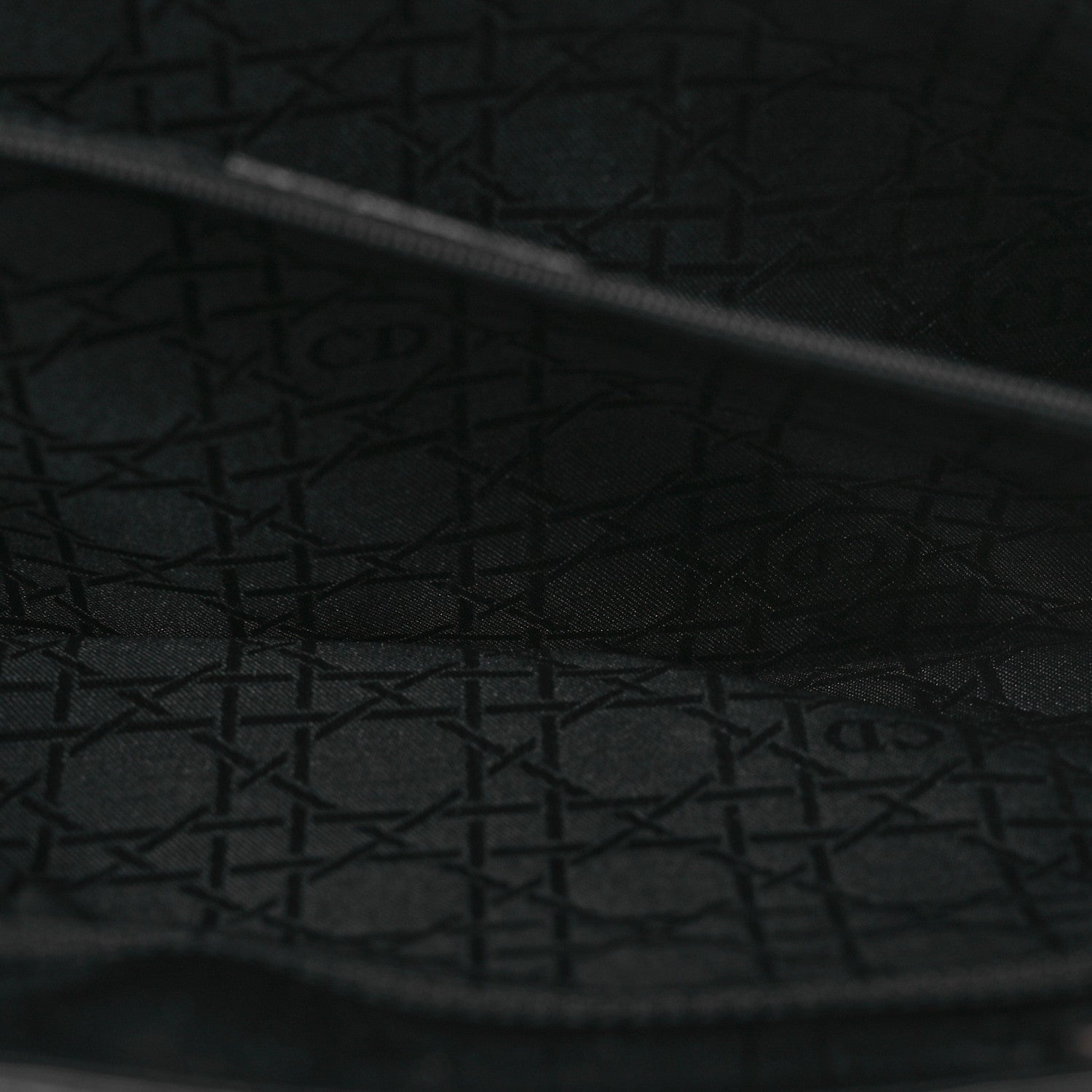 Christian Dior Glazed Calfskin Large Lady Dior Tote Black 8 of 18