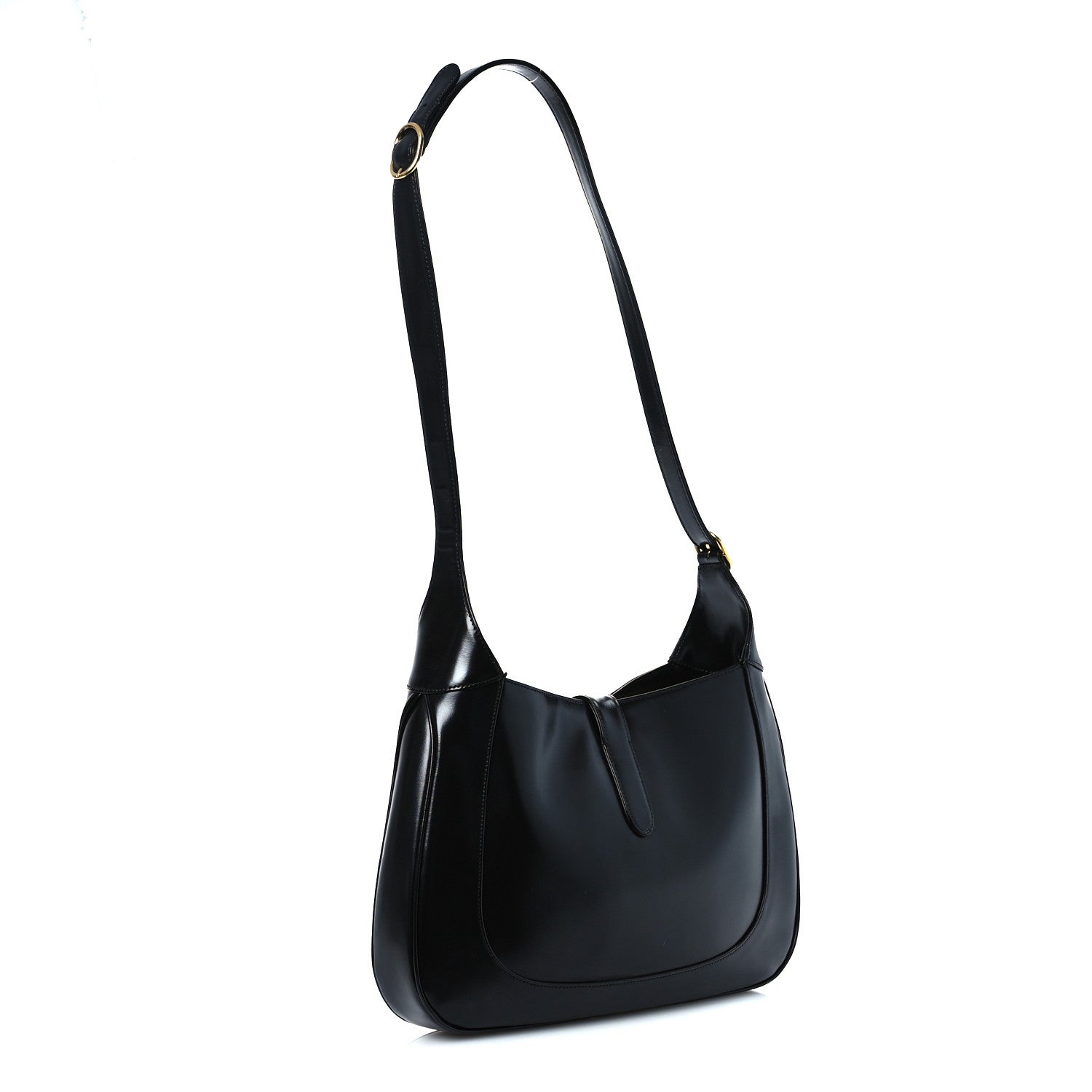 Gucci Boarded Dyana Lux Calfskin Medium Jackie 1961 Hobo Black 3 of 17