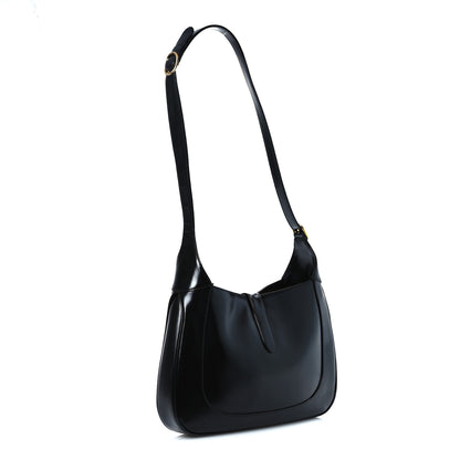 Gucci Boarded Dyana Lux Calfskin Medium Jackie 1961 Hobo Black 3 of 17