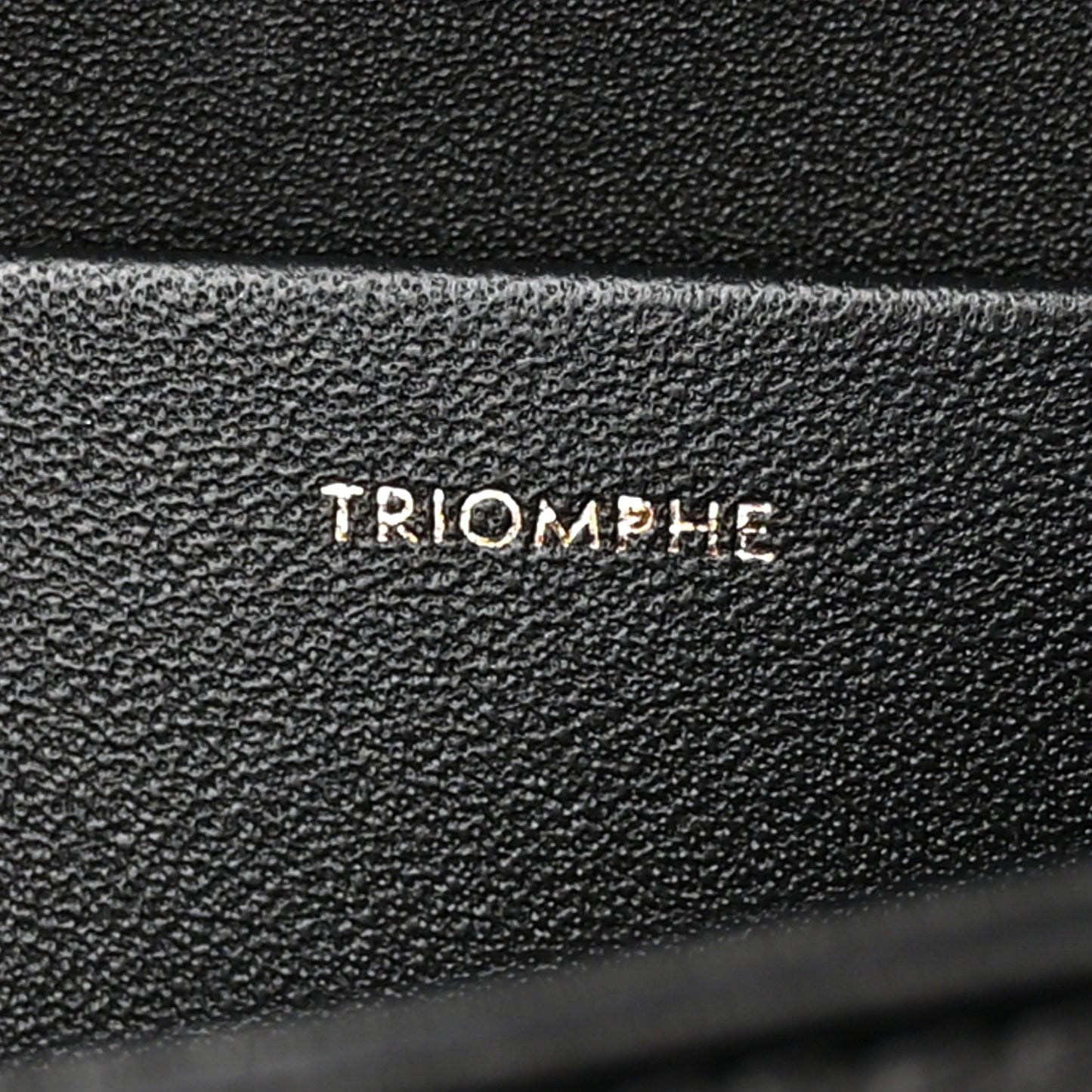 Shiny Calfskin Medium Triomphe Black