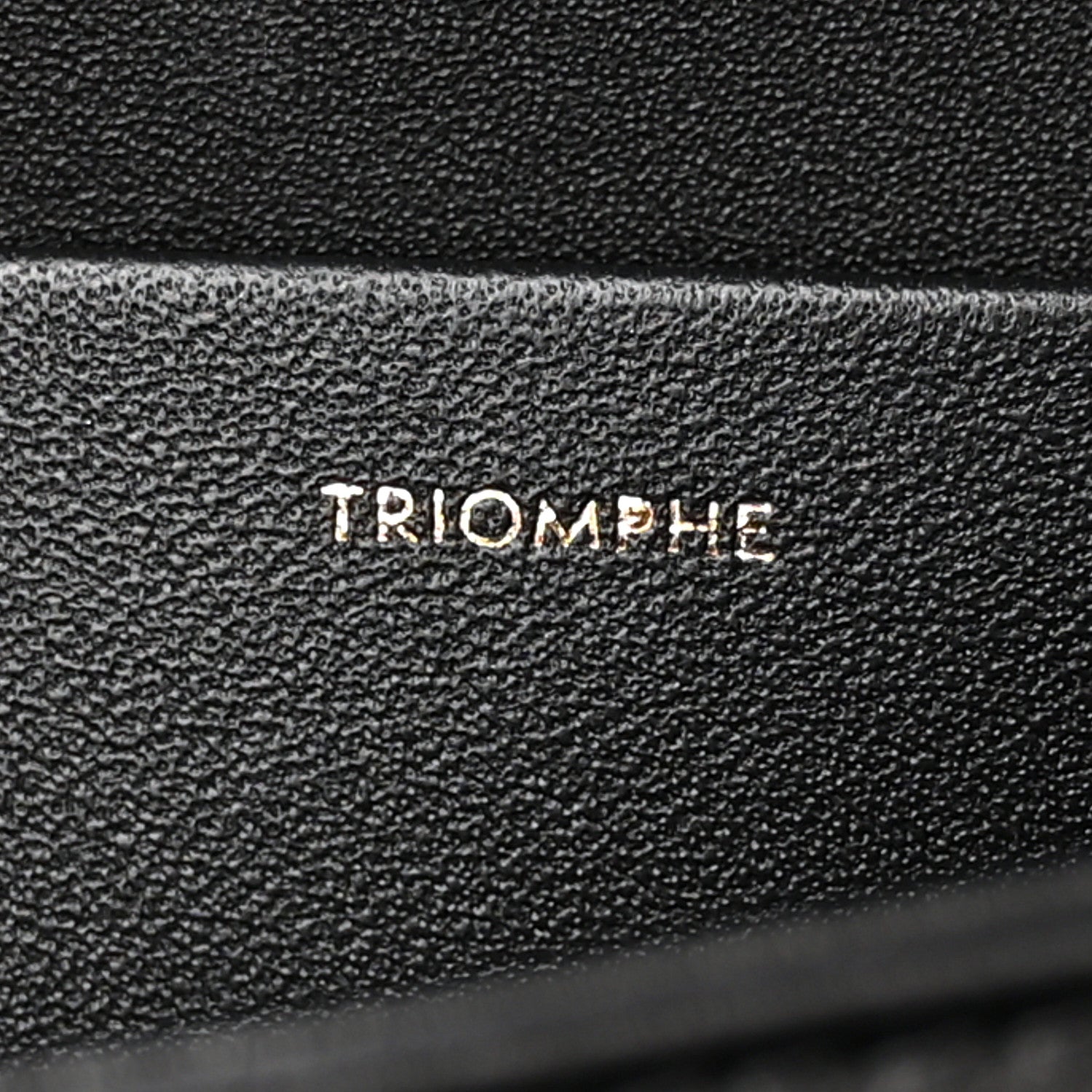 Celine Shiny Calfskin Medium Triomphe Black 7 of 14
