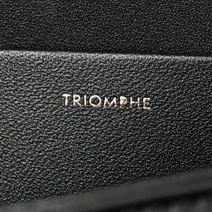 Celine Shiny Calfskin Medium Triomphe Black 7 of 14