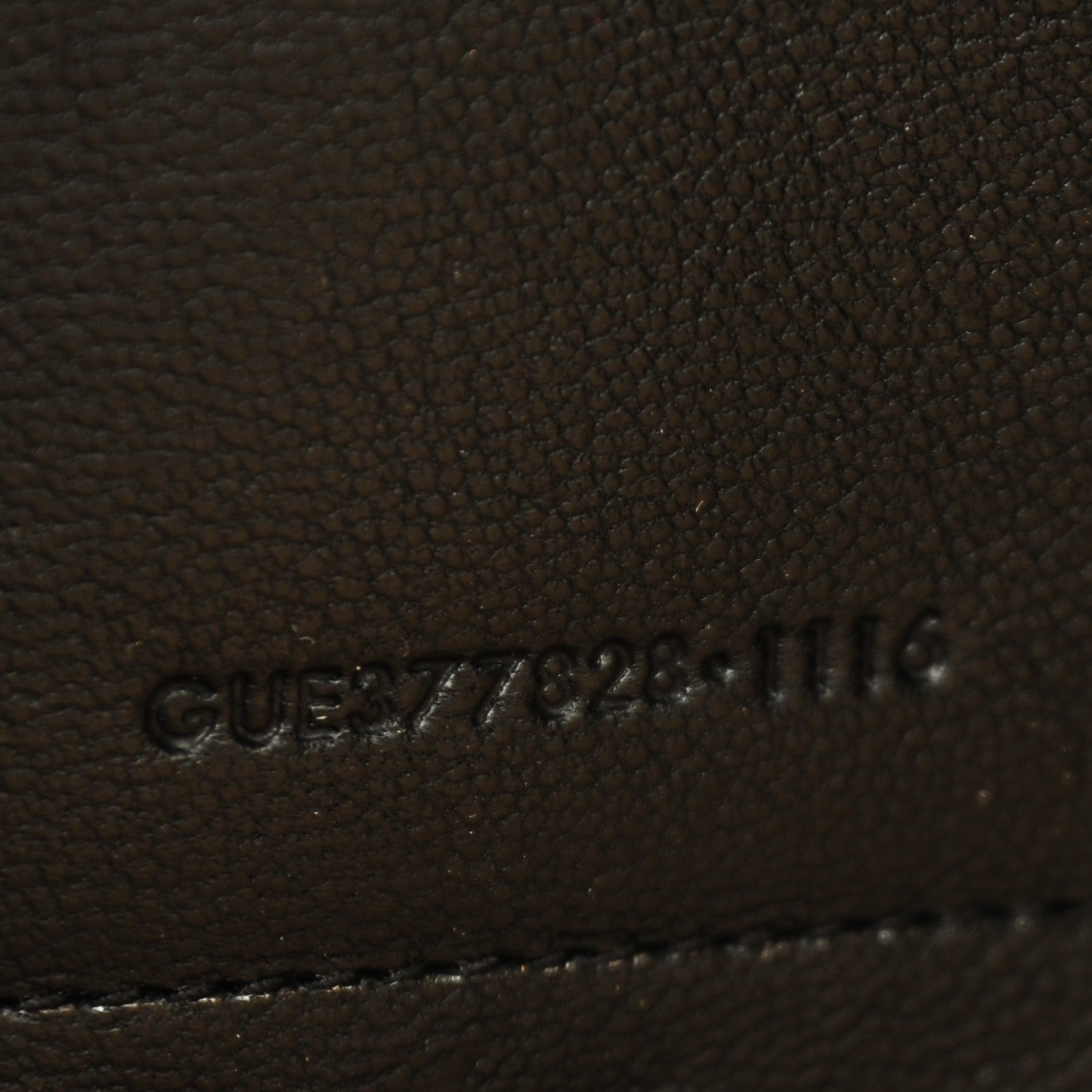 Saint Laurent Grain De Poudre Matelasse Chevron Monogram Chain Wallet Deep Beige 9 of 11