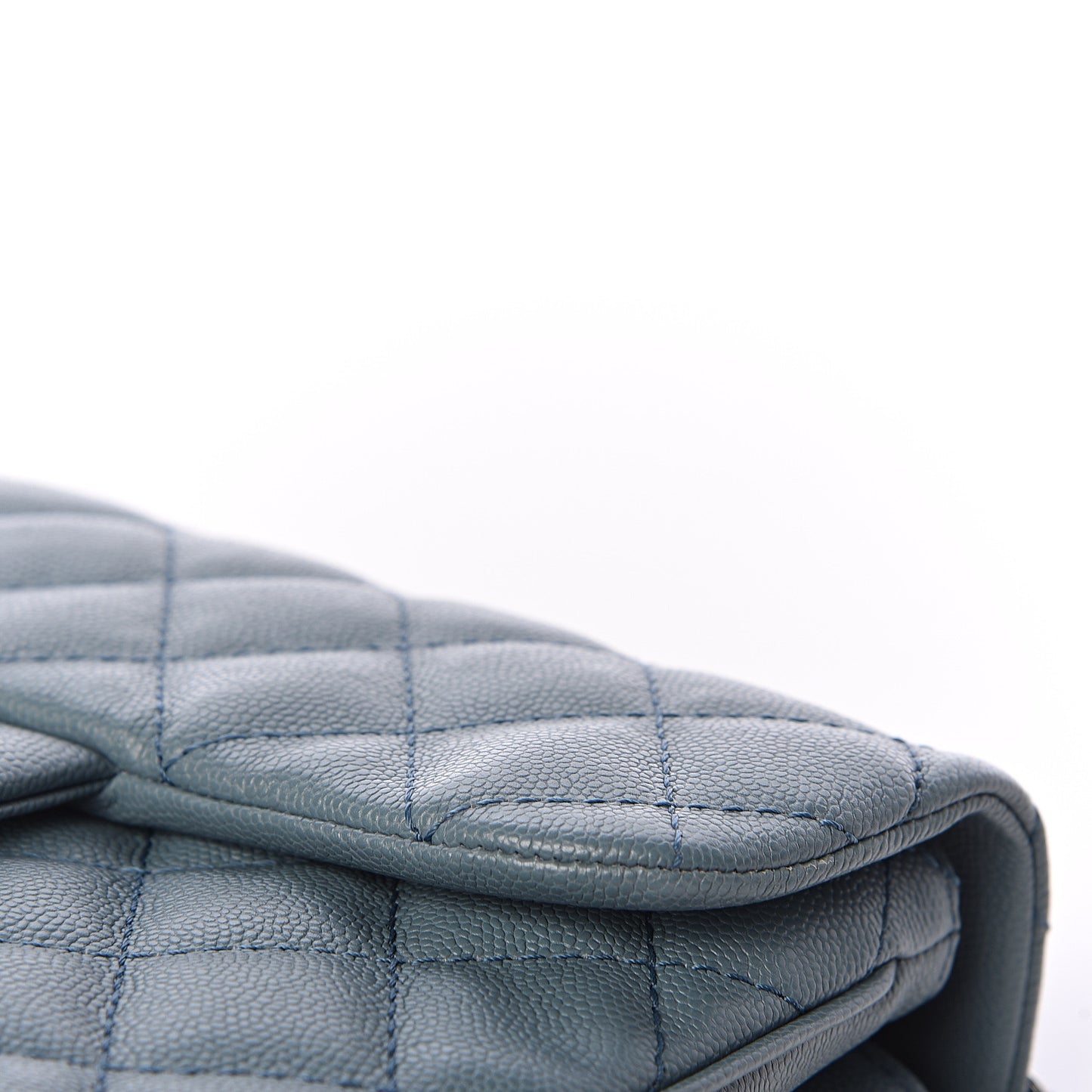 Caviar Quilted Medium Urban Companion Flap Blue