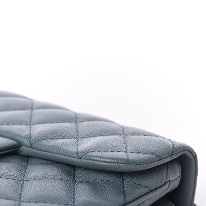 Chanel Caviar Quilted Medium Urban Companion Flap Blue 11 of 16