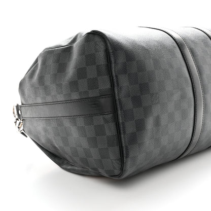 Louis Vuitton Damier Graphite LV League Keepall Bandouliere 45 8 of 17