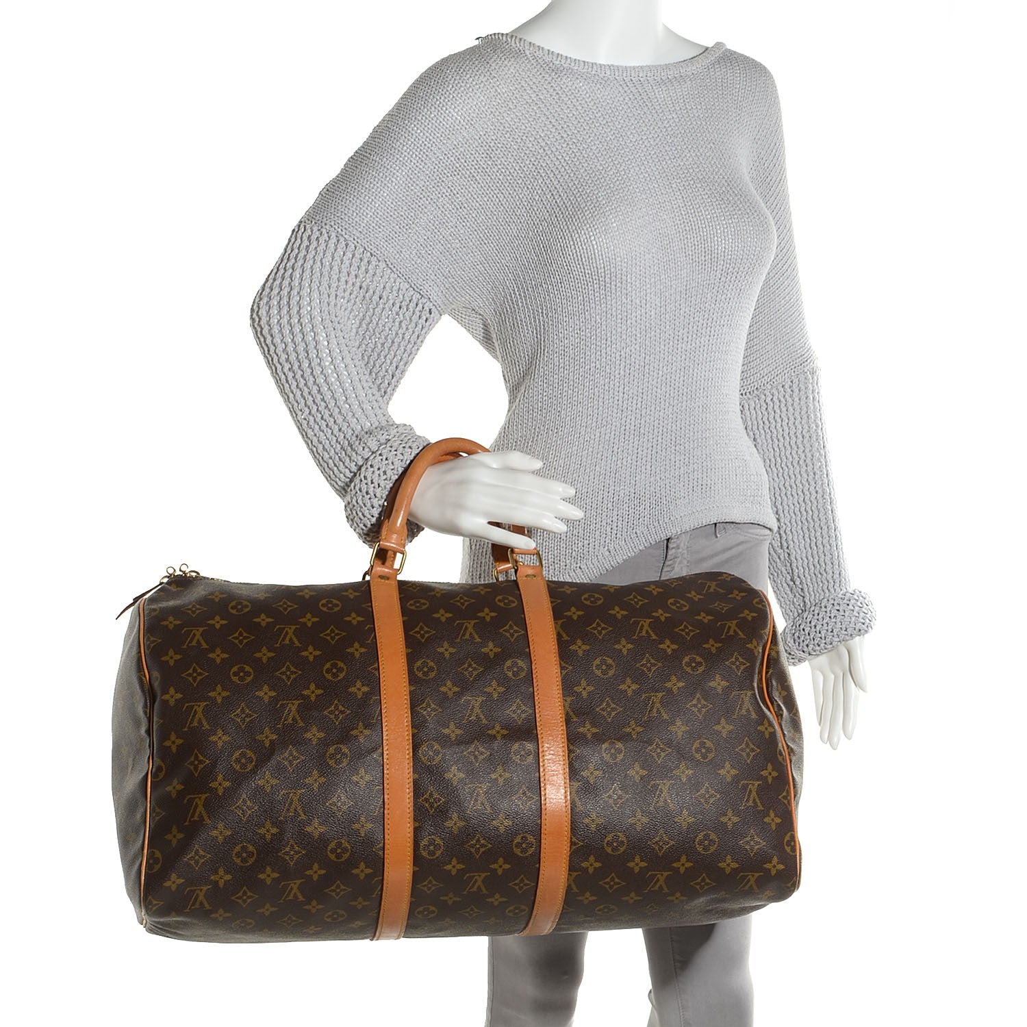 Louis Vuitton Monogram Keepall 55 2 of 8